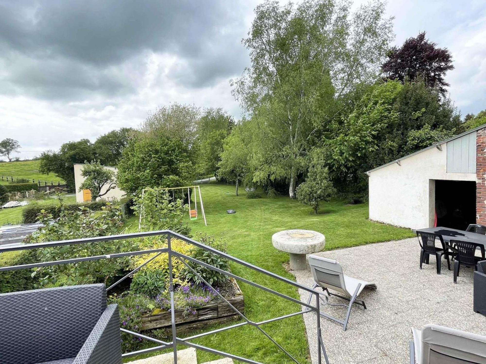 Maison Percheronne Spacieuse Avec Billard, Babyfoot, Et Jardin Clos, Animaux Bienvenus ! - Fr-1-497-65 La Mesniere Exterior foto