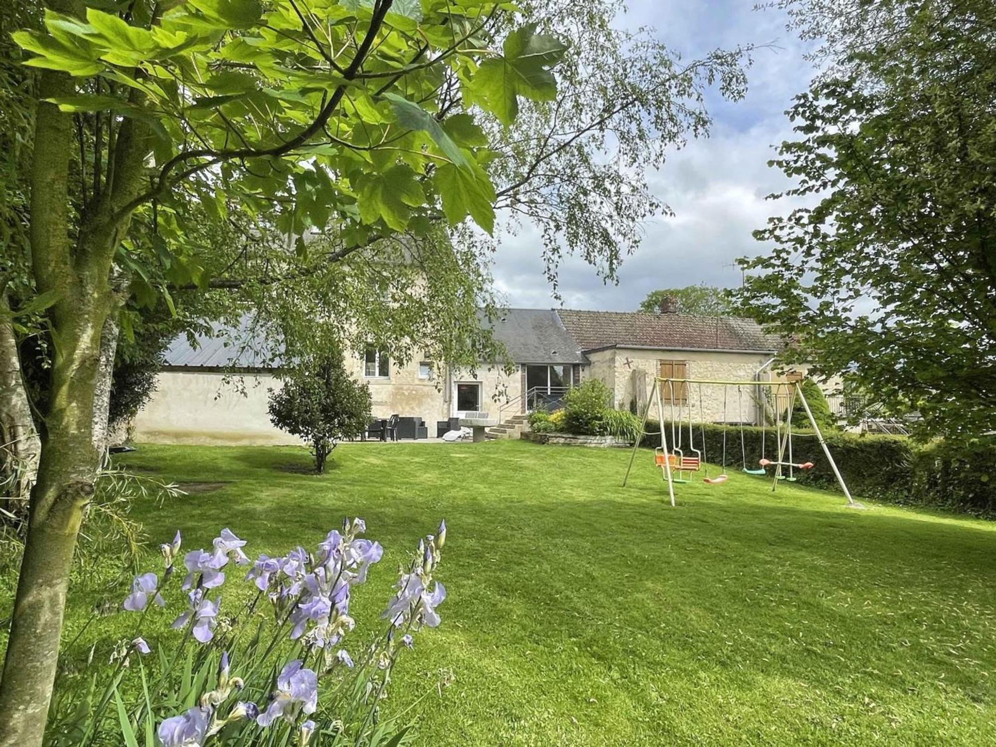 Maison Percheronne Spacieuse Avec Billard, Babyfoot, Et Jardin Clos, Animaux Bienvenus ! - Fr-1-497-65 La Mesniere Exterior foto